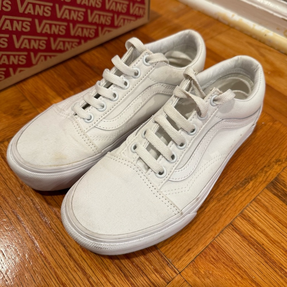 Vans platform sneakers size 6